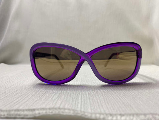 Idealne Do Biegania Fioletowe Okulary Przeciwsłoneczne Retro- Adidas