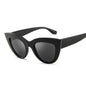 Vintage Cat Eye Okulary ️ - UV400, Lustrzane