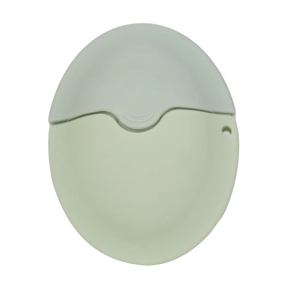 Silikonowy Aplikator do Kremu z Filtrem SPF z Wbudowanym Pojemnikiem - Roll-on z Gąbką, Wielorazowy, Przenośny