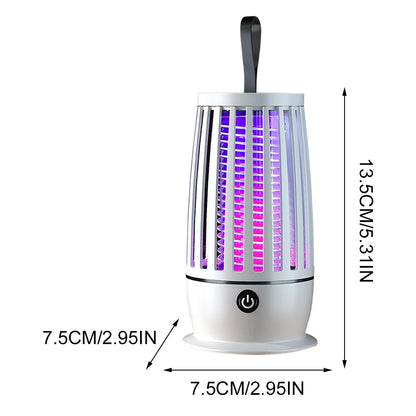Elektryczna Łapka na Komary 2w1 z Lampą UV - USB Akumulator, Zabójca Owadów