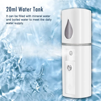 Nano Nawilżacz do Twarzy SALORIE - Mgiełka SPA, USB, Przenośny 💧 Nawilżenie i Odmłodzenie Skóry! 💆‍♀️