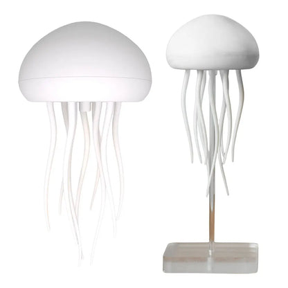 Lampka Nocna LED w Kształcie Meduzy - Sterowanie Głosowe, Ładowanie USB-C, Gradient RGB, Dekoracja Świąteczna, Prezent dla Dzieci 🎁