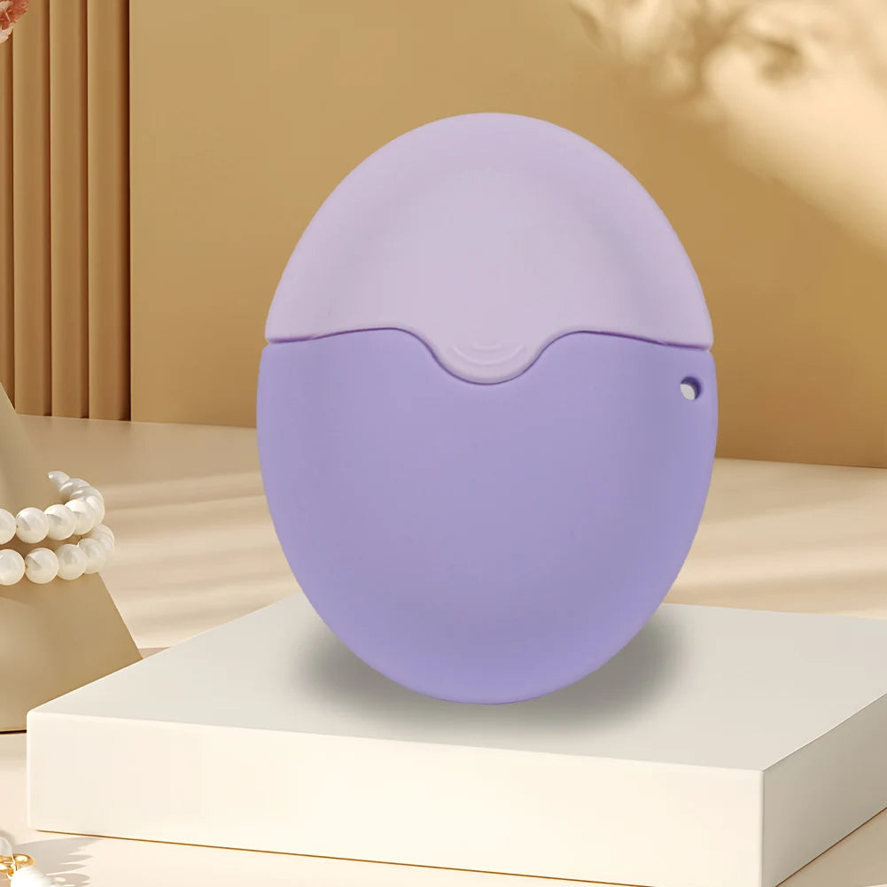Silikonowy Aplikator do Kremu z Filtrem SPF z Wbudowanym Pojemnikiem - Roll-on z Gąbką, Wielorazowy, Przenośny