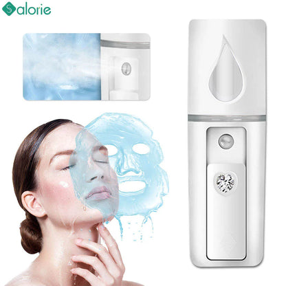 Nano Nawilżacz do Twarzy SALORIE - Mgiełka SPA, USB, Przenośny 💧 Nawilżenie i Odmłodzenie Skóry! 💆‍♀️