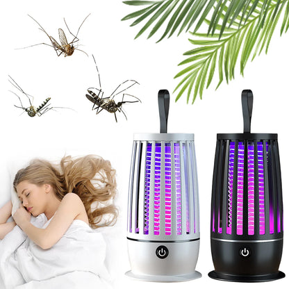 Elektryczna Łapka na Komary 2w1 z Lampą UV - USB Akumulator, Zabójca Owadów