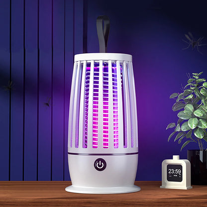Elektryczna Łapka na Komary 2w1 z Lampą UV - USB Akumulator, Zabójca Owadów