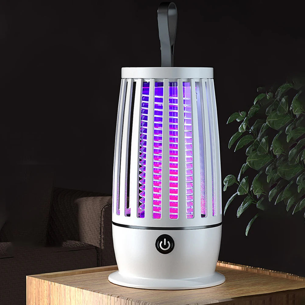 Elektryczna Łapka na Komary 2w1 z Lampą UV - USB Akumulator, Zabójca Owadów