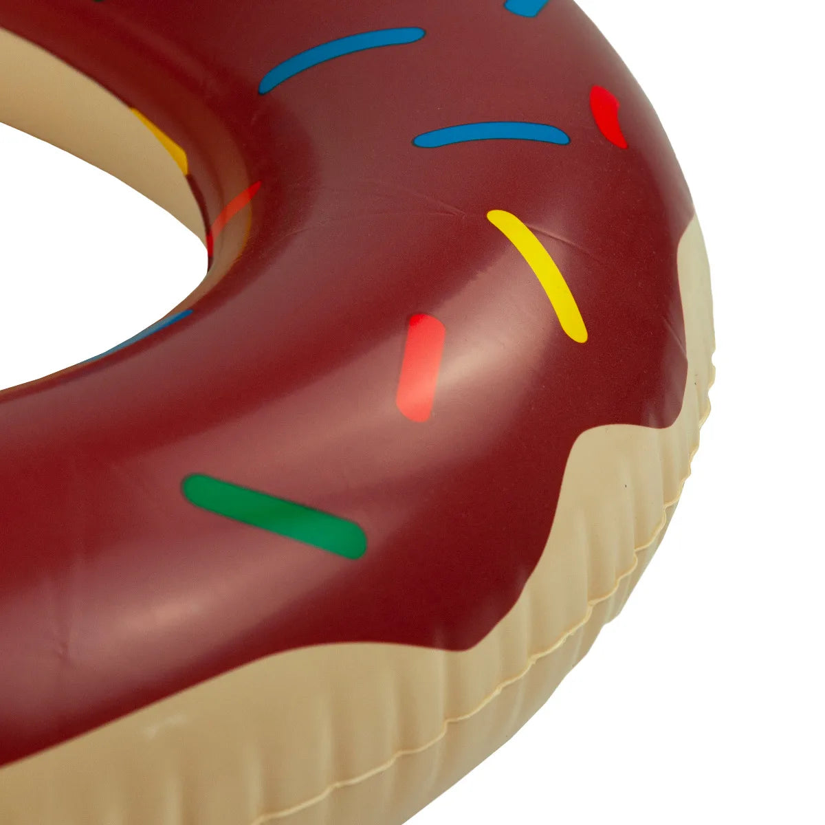 Nadmuchiwane Koło do Pływania Donut - Brązowy Pączek Plażowy